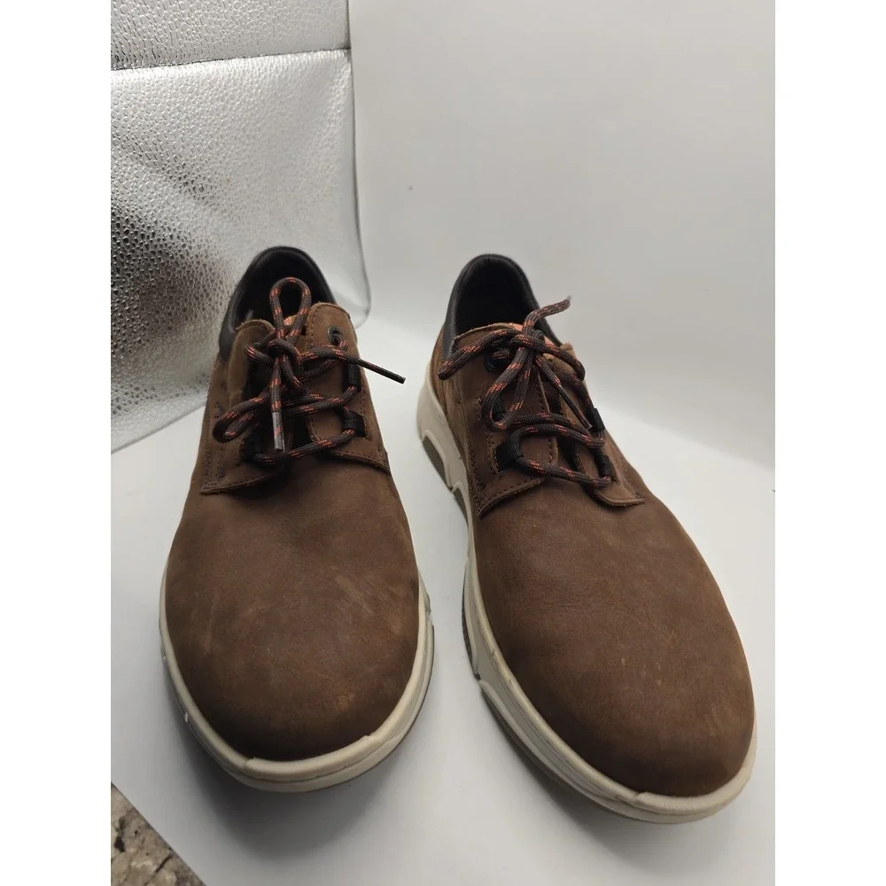 Fluchos Kansas F1345 Mens Casual Leather Sneakers Size 42 US Mens 9 Brown